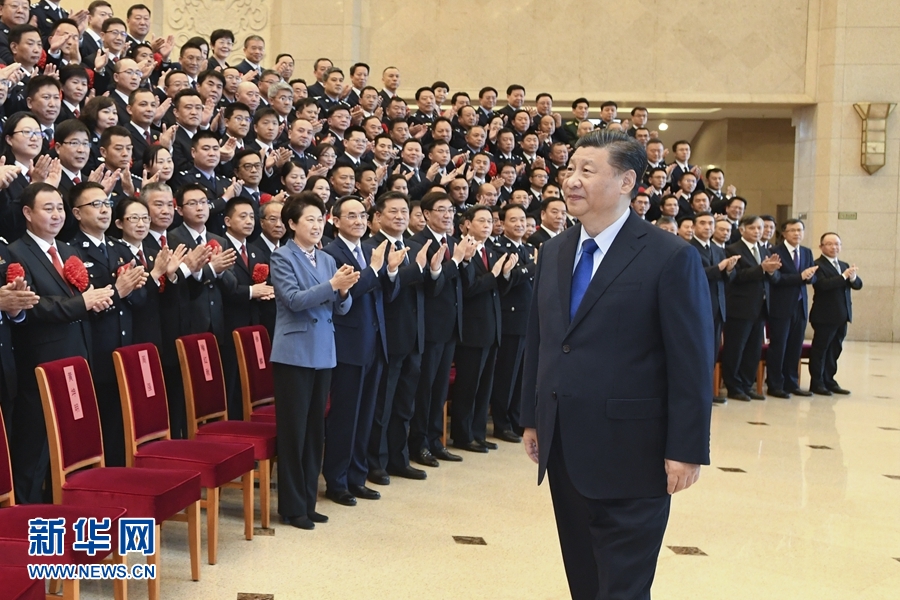昭通习近平会见全国扫黑除恶专项斗争总结表彰大会代表
