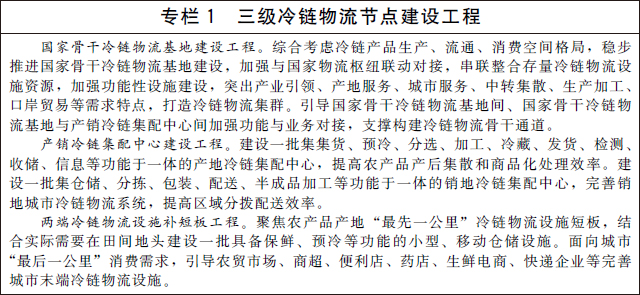 昭通国务院办公厅关于印发“十四五”冷链物流发展规划的通知
